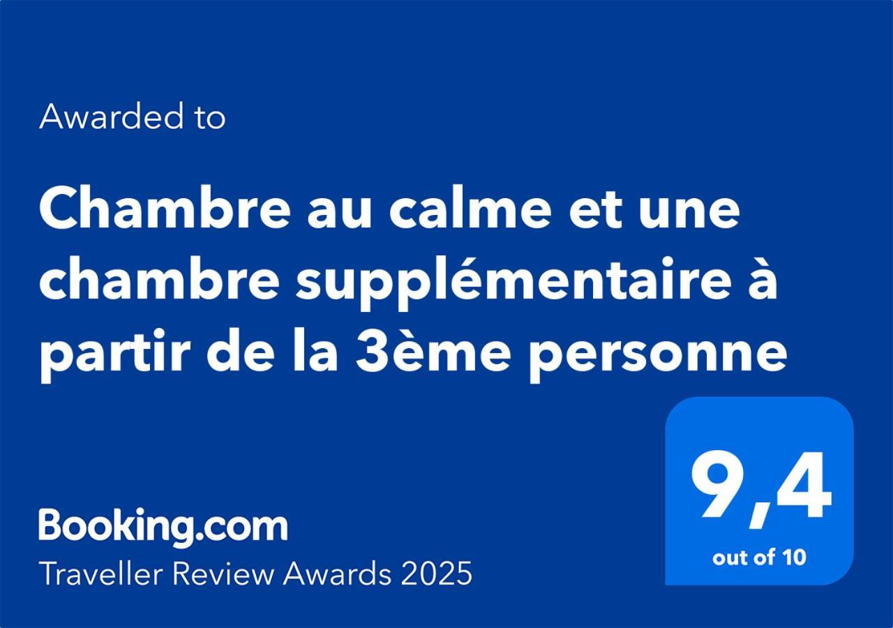لو بيرايْ أو إيفلين Chambre Au Calme Et Une Chambre Supplementaire A Partir De La 3Eme Personne المظهر الخارجي الصورة